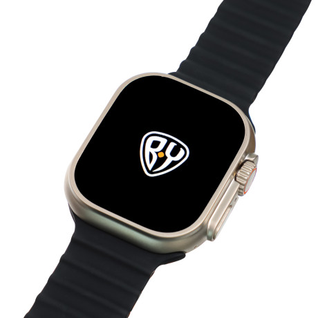 BY Умные часы Space Ultra watch, IP65, BT5.0, 200 мАч, 2.01", металл, черный
