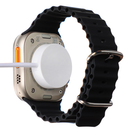 BY Умные часы Space Ultra watch, IP65, BT5.0, 200 мАч, 2.01", металл, черный