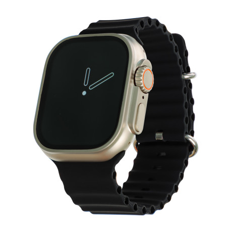 BY Умные часы Space Ultra watch, IP65, BT5.0, 200 мАч, 2.01", металл, черный