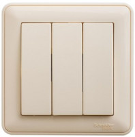 Systeme Electric W59 выкл. СУ 3 кл. 10А слон. к. (пл.осн.) ВС0510-351-28 (10!)