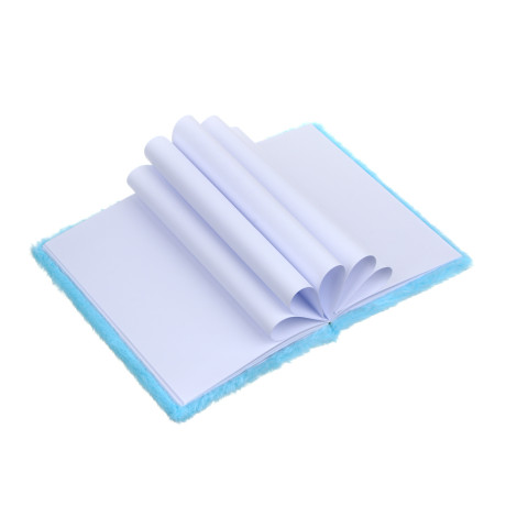 ЦАРЕВНА ЛЕБЕДЬ Записная книжка, 15х22см, 80 листов, твердая обложка из плюша, вышивка