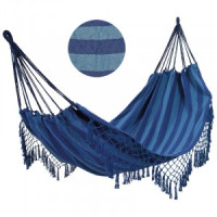 Гамак 200х120см (поликоттон) Ham-18 с бахромой, сумка Ecos 4980