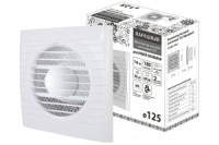 TDM Народный вентилятор вытяжной d=125мм 14Вт 150м3/ч, белый IP34 (6!) (РФ) SQ1807-0202