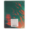 Тетрадь на кольцах А5, 80 л., клетка, обложка пластик, белый блок, микс