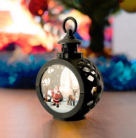 Feron Световая фигура Свеча &quot;Сказочный лес&quot; 1LED (батарейки в компл) 2700K 12см черный LT127 51455