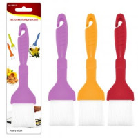 Кисточка кондитерская, 21,5см (кратность 6шт!!!), пластик, синтет.щетина AN80-13 Мультидом