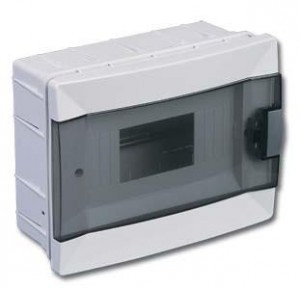 Makel бокс (корпус) пластик ЩРВ-П- 8 мод. встраиваемый 63008