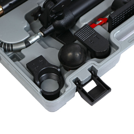 ЕРМАК Растяжка гидравлическая, 10 т, набор из 17 предметов, 7 сменных насадок, в пластиковом кейсе