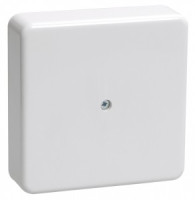 IEK коробка КМ41212-01 распред. ОУ 75х75х20 мм белая (с контактной группой)