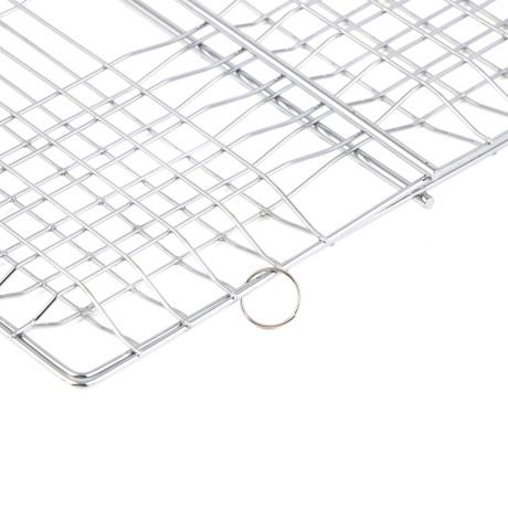 Решетка-гриль хром. тм GRILLBOOM, 21х35х2см