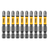 Бита IMPACT, PZ3x50 мм, лазерная обработка шлица, сталь S2, 10 шт., Е 6,3 Denzel