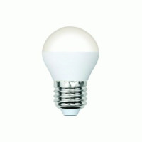 Volpe G45 шар E27 5W(470lm) 3000K 2K матовая 78x45 термопластик LED-G45-5W/3000K/E27/FR/SLS