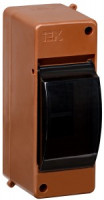 IEK Бокс с прозр.крышкой КМПн 2/2 для 2-х авт.выкл. ДУБ MKP42-N-02-30-20-D