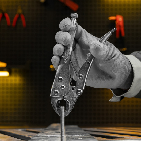 Зажим ручной, 180 мм, полукруглый захват Sparta