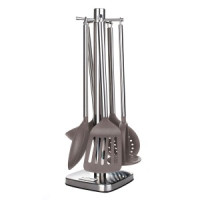 Набор кухонной утвари 6 предм. Experience пластик + подставка сталь TR-51408 TalleR