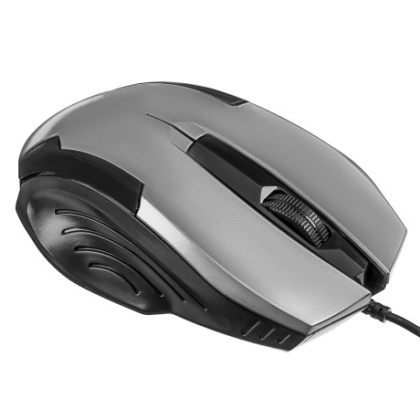 FORZA Компьютерная мышь проводная Shine 1200DPI,3D, каб. 160см, серебристый