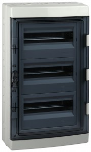 ЭРА бокс (корпус) пластик ЩРН-П-36 мод. навесной (345х625х155мм) серый IP65