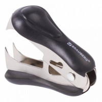 Антистеплер для скоб № 10 и № 24/6, BRAUBERG &quot;ST-100&quot;, с фиксатором, черный, 228578