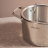 SATOSHI Шато Кастрюля 20х11,5см. 3,4л. со стекл. крышкой, индукция