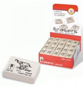 Резинка стират. 25х17х6мм KOH-I-NOOR Слон 300/80