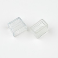 Uniel NEON изолирующий зажим (заглушка) для гибкого неона (уп. 25шт!) 13x26мм UCW-N12 CLEAR 025