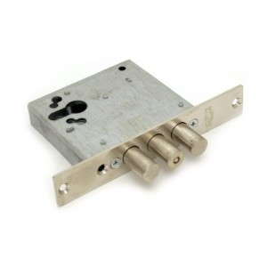 Эльбор  1.01.03.0.0 Лазурит б/о никель под ц/мех Замок врезной б/руч (10)