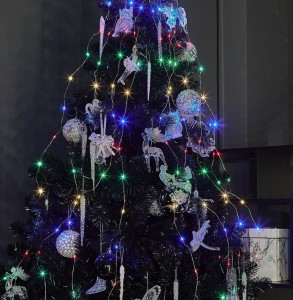 Гирлянда ул. ULD-E0120-120/STA (стат) разноцв. 120LED Лучи росы 1,2м (для ели 1,2м) 10нит IP44 Uniel