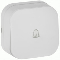 IEK GLORY выкл. ОУ 1 кл. 10А (самовозвратный) ВСс20-1-0-ХБм белый мат. EVH14-K01M-10