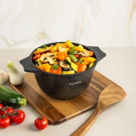 SATOSHI Монфор Казан 20х11,5см, 2,7л, литой алюминий, индукция