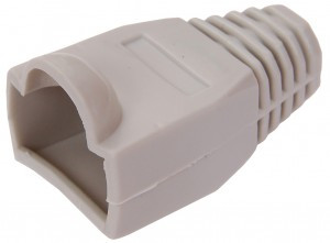 ITK Колпачок изолирующий для разъема RJ45, PVC, СЕРЫЙ