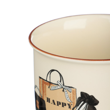 MILLIMI Фэшн Кружка, 380мл, фарфор, 3 дизайна