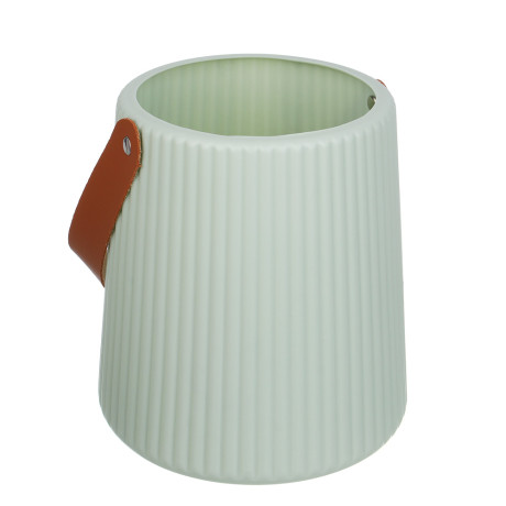 Ваза, 13,5x17,5x16 см, пластик, 3 цвета