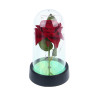 Декор "Роза в колбе" с подсветкой, 15х8х8см, 3хLR1130, ткань, пластик, проволока, 3 вида