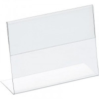 Ценникодержатель настольный для ценника 80х60, ПЭТ, 20 шт./уп. 416137