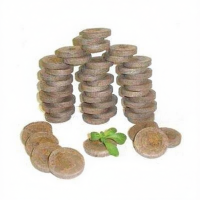 Торфоперегнойные таблетки Джифи-7 (36мм) ЦЕНА за КОРОБКУ 1000шт