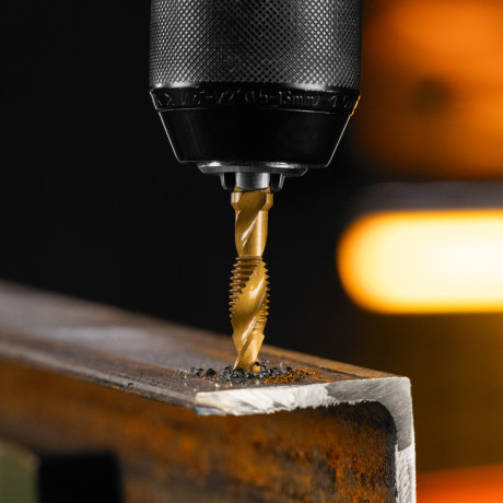 Сверло-метчик М8 х 1,25 мм, Р6М5// Denzel