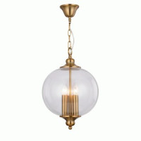 ST LUCE св-к подвесной 3x60W E14 430x305x1230 Золото/Прозр. SL362.203.03