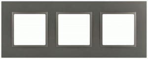 ЭРА Elegance рамка Classic СУ 3 мест. титан 14-5013-16 65827