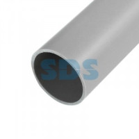 REXANT Труба гладкая жесткая ПВХ d 40 мм 3 м серая (бухта 60м, цена за м) 28-0040-1