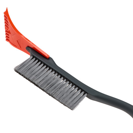 ЕРМАК Щетка для уборки снега с распушенной щетиной+скребок, 53x10см