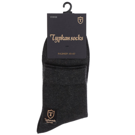 Носки мужские тм TURKAN, 90% хлопок, 5% полиамид, 5% лайкра, р.41-47, цвета в ас-те, #YD9128