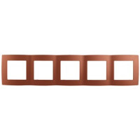 ЭРА 12 рамка СУ 5 мест., медь, 12-5005-14 0192