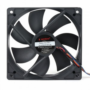 Вентилятор Gembird D12025SM-4, 120x120x25, втулка, 4 pin, провод 30 см, 18657