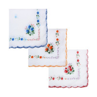 Носовой платок тм GALANTE, 100% хлопок, 28x28см, 3 цвета, арт.GL-2411