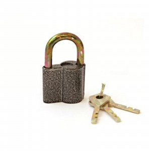 Замок навес Аверс PD-20-50 алюмин, Ш42*В71,5мм, дуж d=7,7мм неавтомат, 3диск кл. Блистер(96,12)