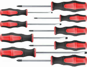 Navigator набор отверток 9шт (SL3, SL4, SL5.5, SL6.5, PH0, PH1, PH2, PZ1, PZ2) NHT-Ot03-H9 95278