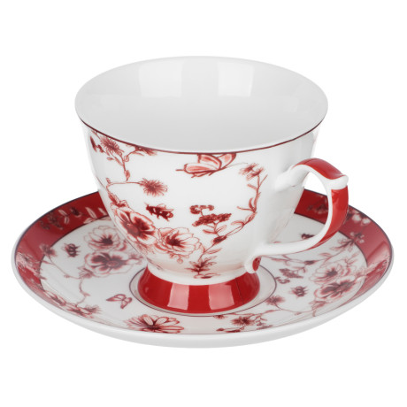 Набор чайный 4 пр., 220мл, MILLIMI, Дуэт, фарфор