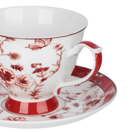 Набор чайный 4 пр., 220мл, MILLIMI, Дуэт, фарфор