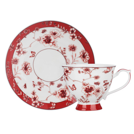 Набор чайный 4 пр., 220мл, MILLIMI, Дуэт, фарфор