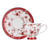 Набор чайный 4 пр., 220мл, MILLIMI, Дуэт, фарфор